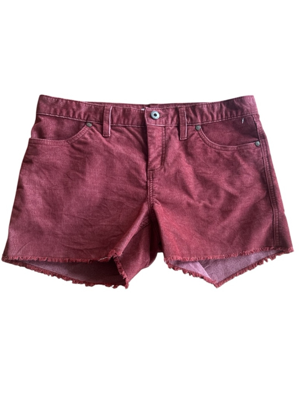 Carve Designs Fawn Red Burgundy Brick Oahu 4" Twill Short 4